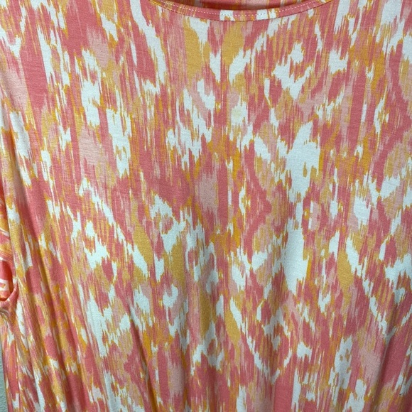 Soma weekend handkerchief asymmetric hem dress jersey knit built in‎ bra - Picture 2 of 10